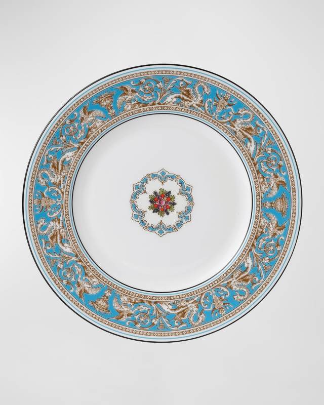 Florentine Turquoise Dinner Plate 10.75"
